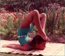 Kamala Devi 1986 - locust posture